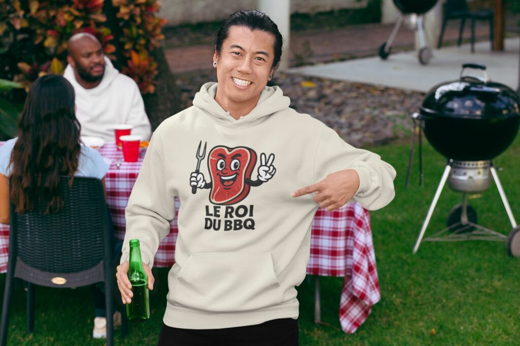 hoodie Le roi du bbq